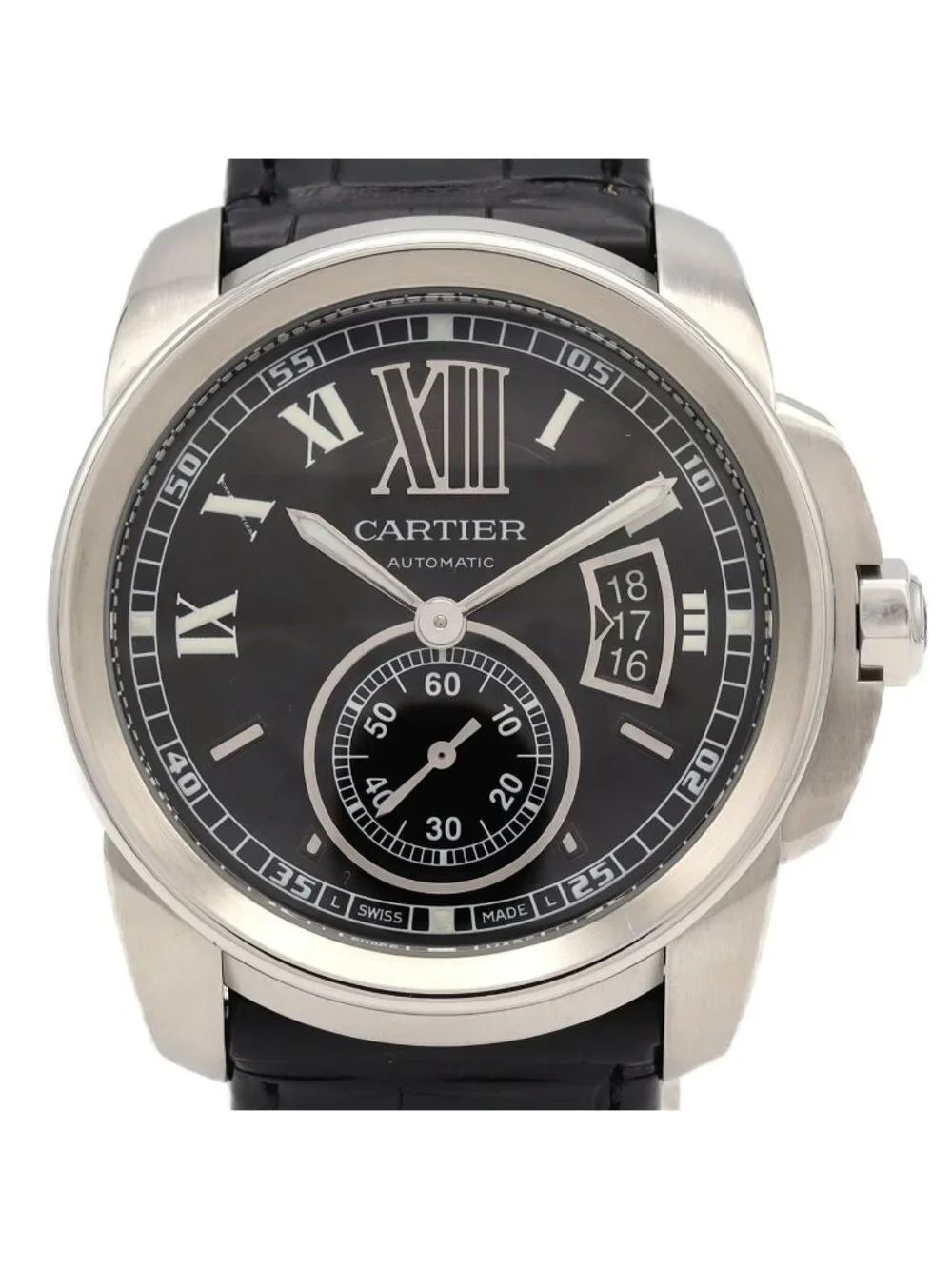 Cartier Caliber de SS Automatic Winding Watch